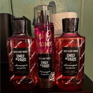 Bath & Body Works Emily In Paris * Champagne In Paris* 3 Pc Set Discontinued